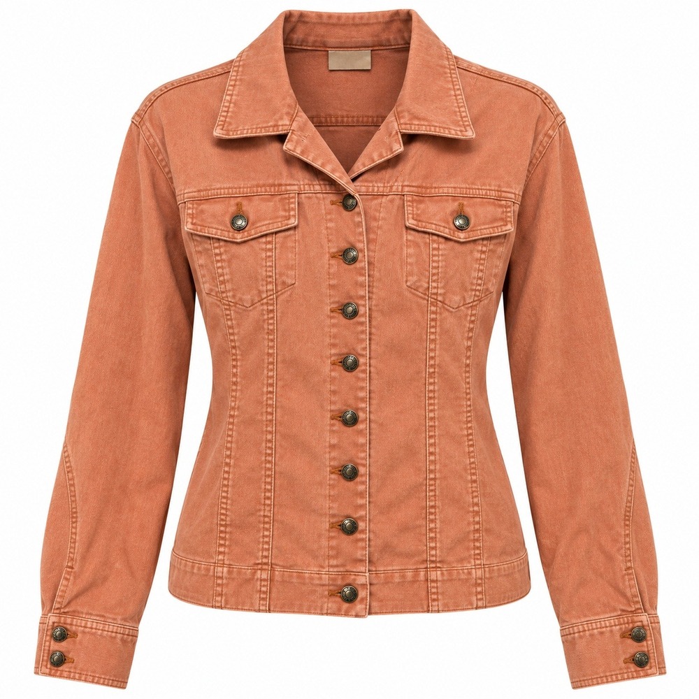 Chicos 2 Coastal Cowgirl Corduroy Jacket Women Large Boho Cottagecore Minimalist